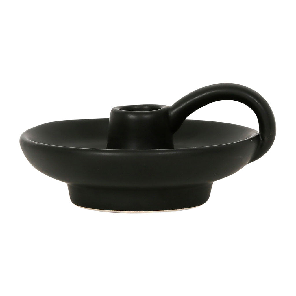 Bougeoir bohème noir