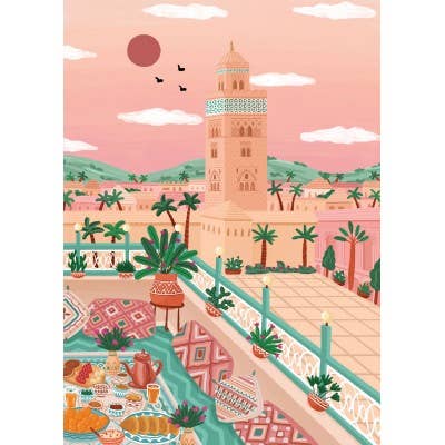 Puzzle 1000 Pièces - Koutoubia mosque, Morocco