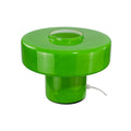 Lampe à poser verre coloré style rétro Foza: Vert