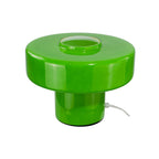 Lampe à poser verre coloré style rétro Foza: Vert