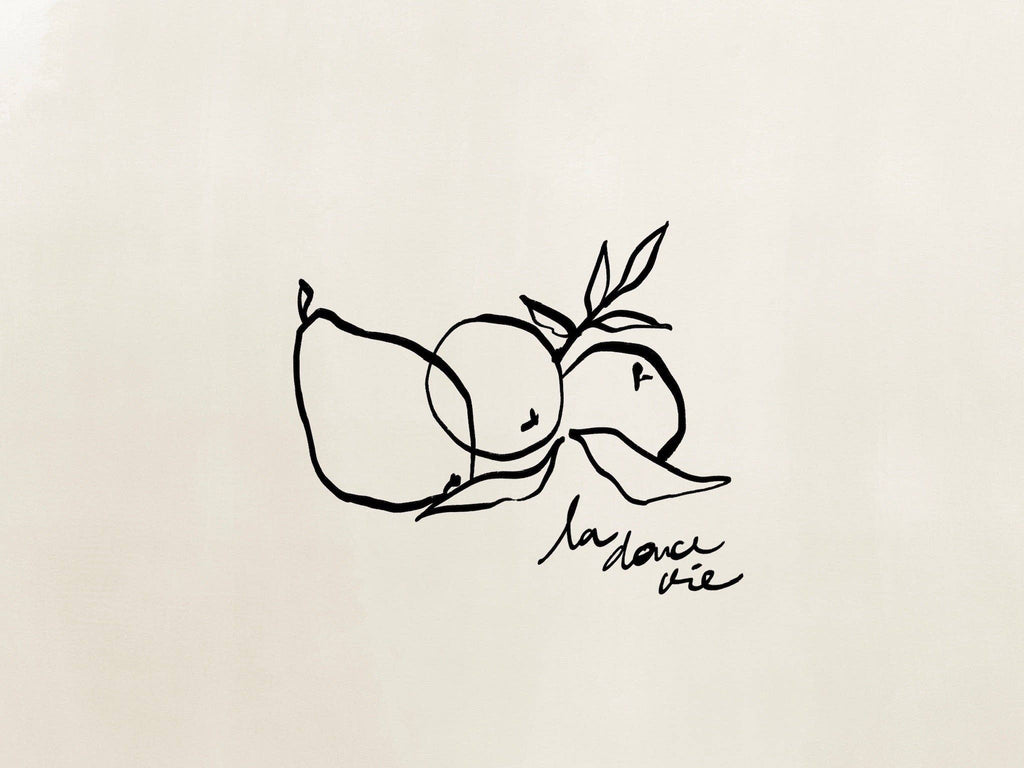 La Douce Vie: 40X30 CM