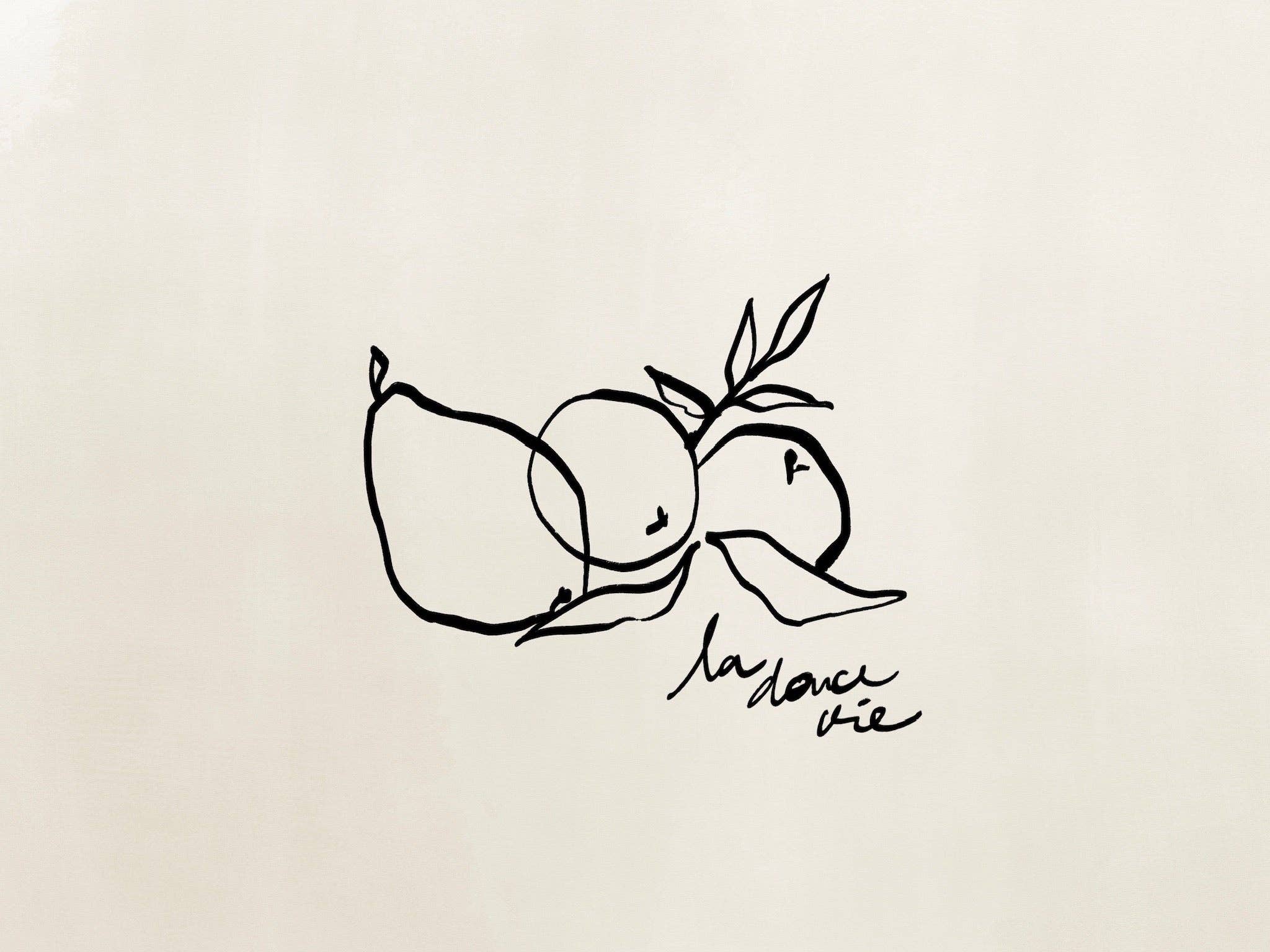 La Douce Vie: 40X30 CM
