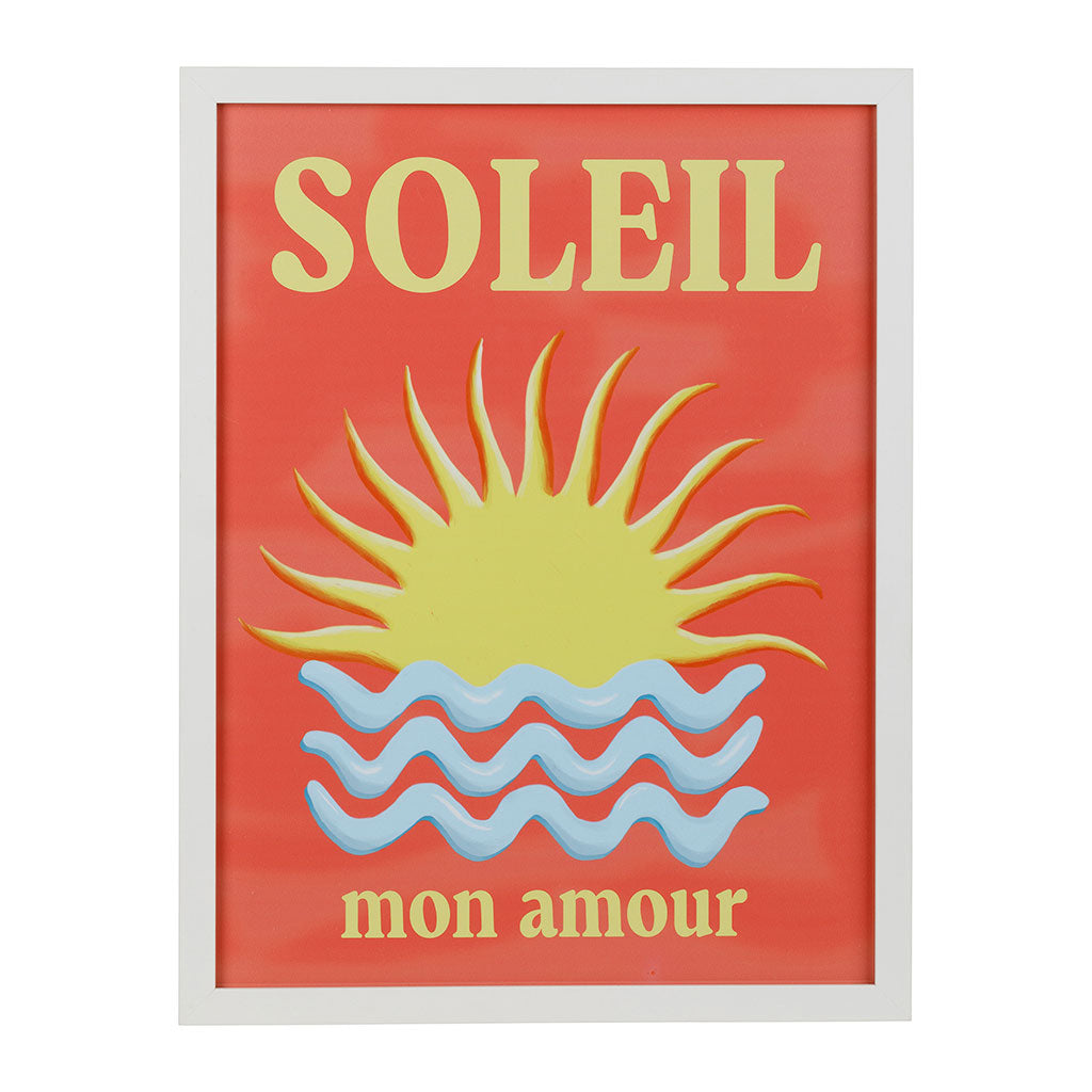 cadre et affiche soleil mon amour