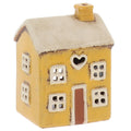 Mini Maison Cœur Jaune