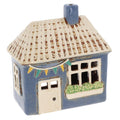 Bougie chauffe-plat bleue Garden House