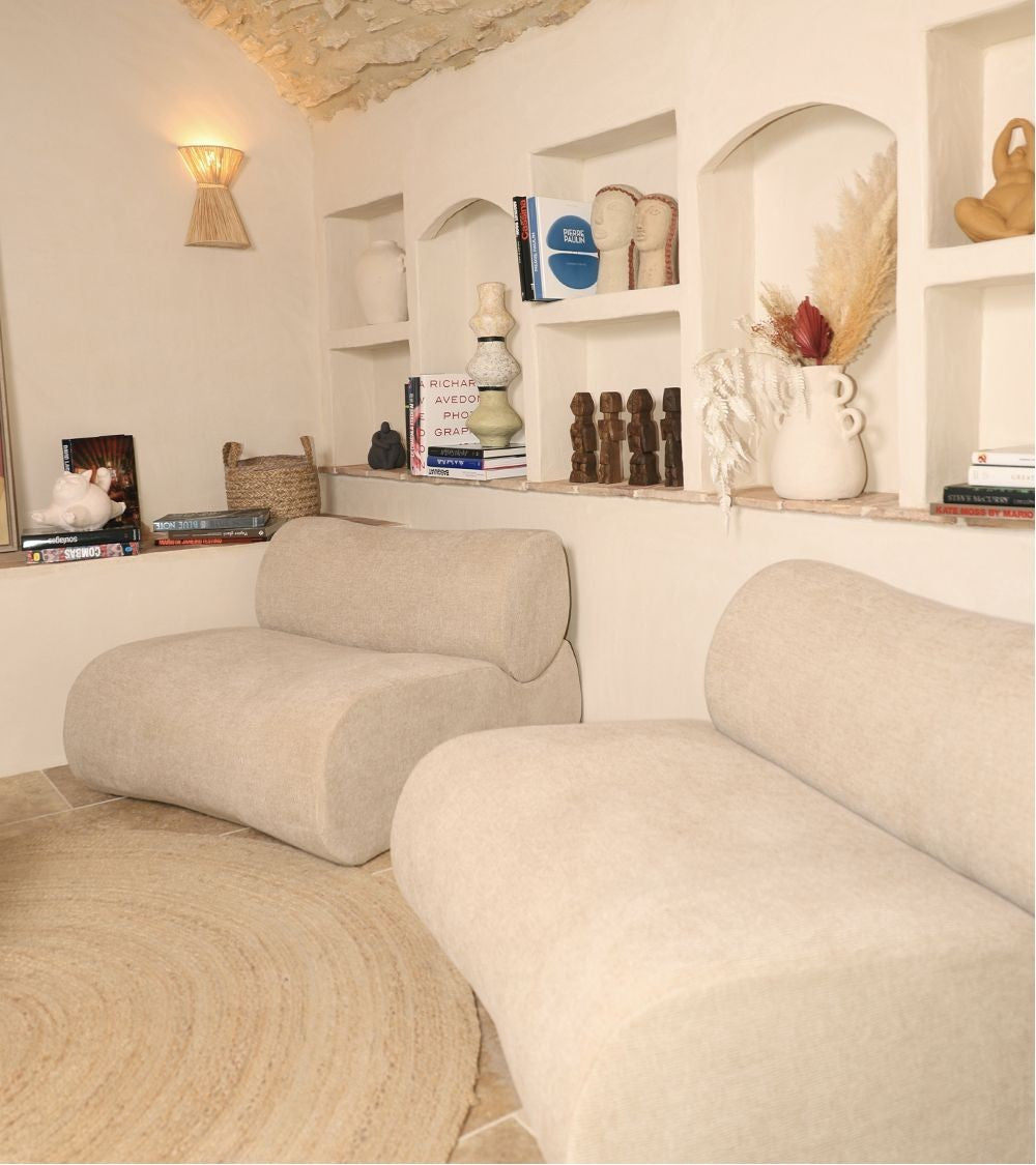 Fauteuil Hinton écru