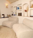 Fauteuil Hinton écru