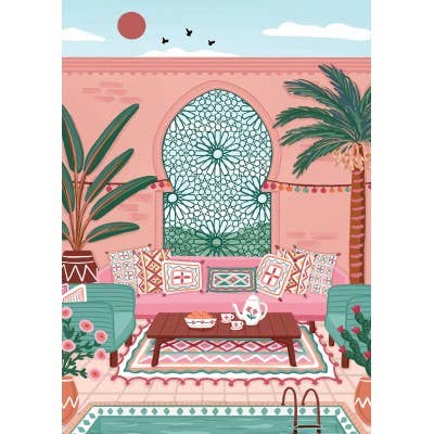Puzzle 500 Pièces - Morocco Hotel #