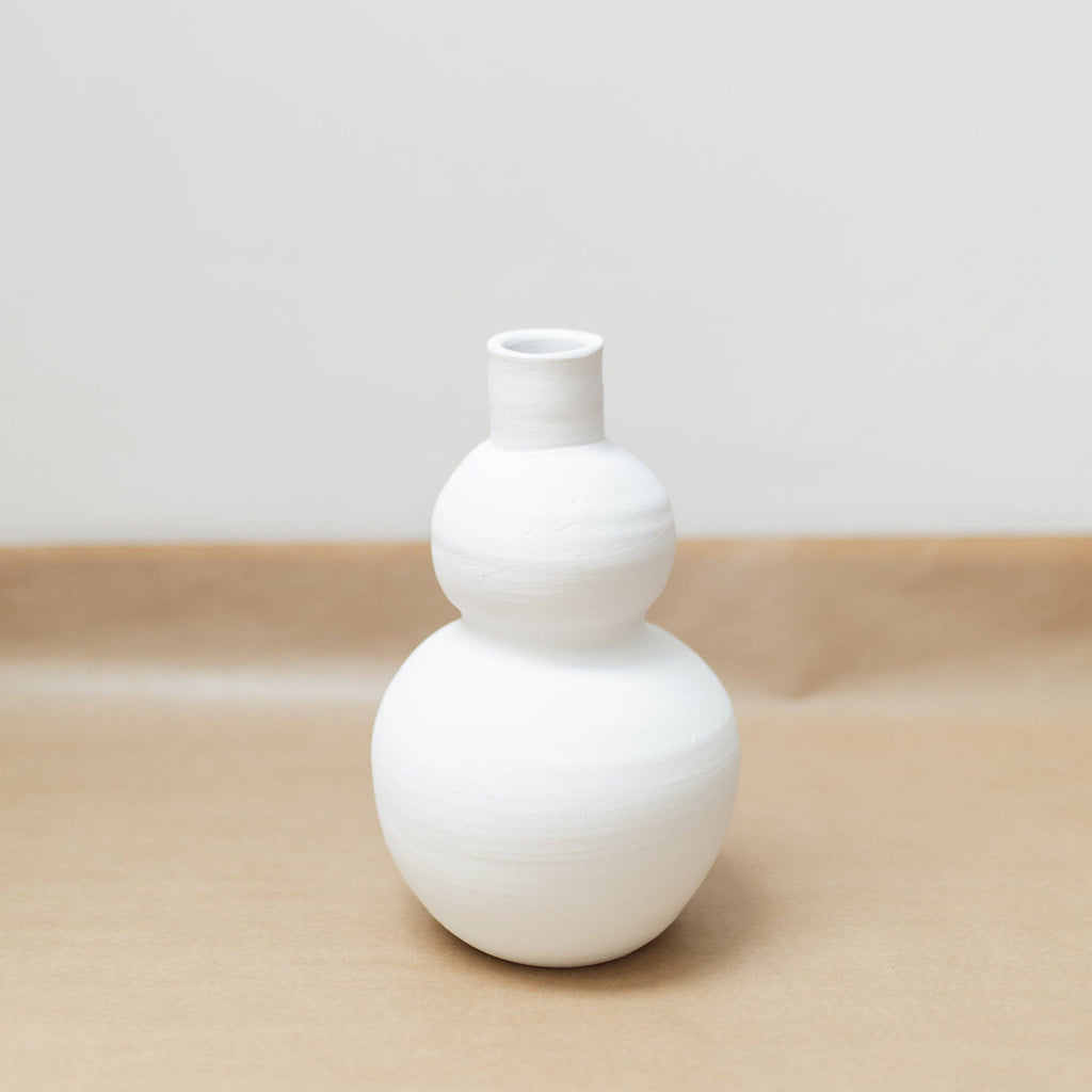 Bergamo - Vase en céramique: Branco