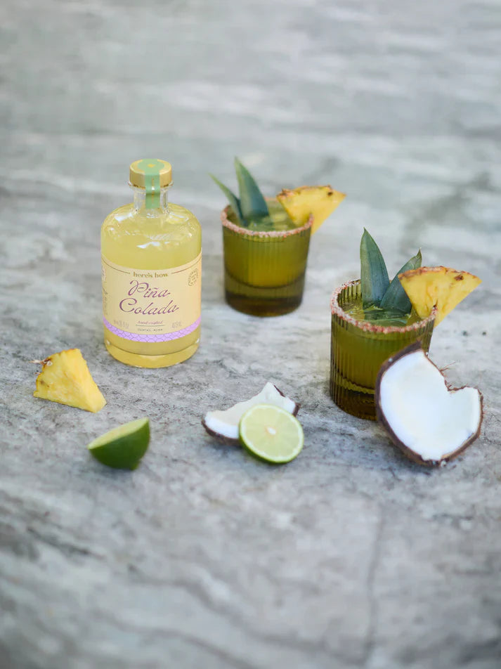 Préparation cocktail - pina colada