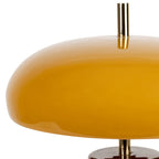 Lampe vintage brun / ocre