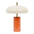Lampe vintage orange / écrue