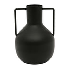 Vase rond metal noir