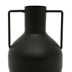 Vase rond metal noir